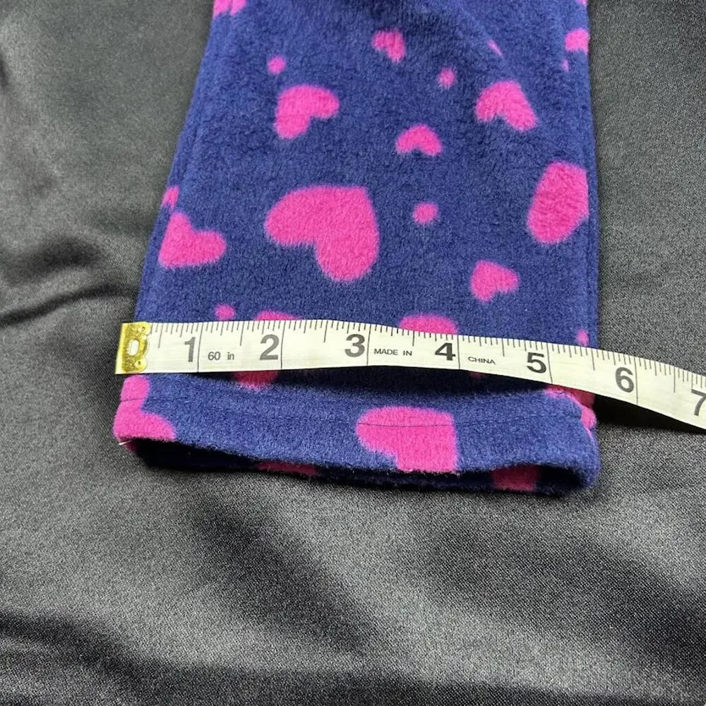 💙💗‎ Gymboree Girls Dark Blue Pink Hearts Pajama Pants – Size 5